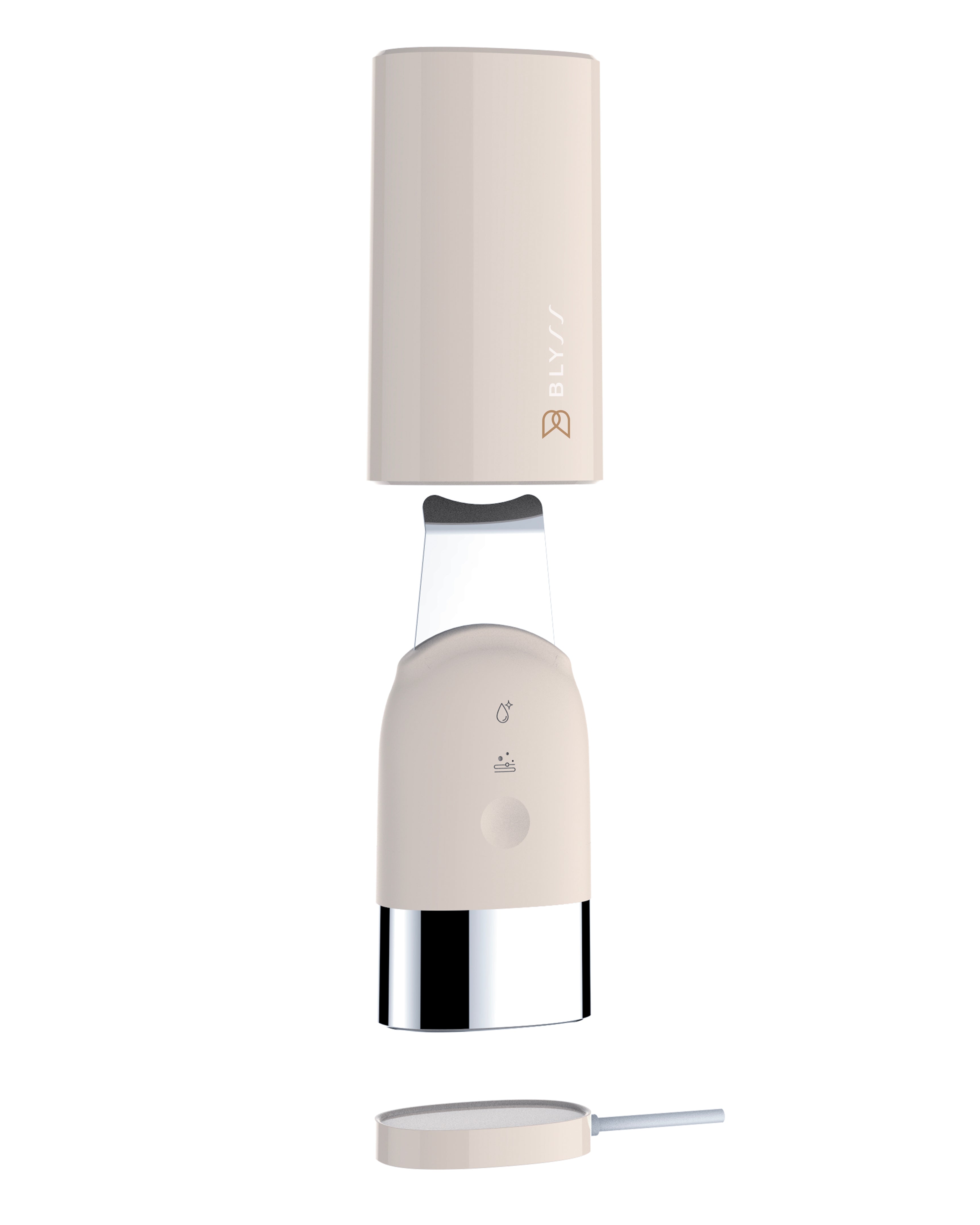 Blyss Iris Ultrasonic Facial Scrubber & Skin Spatula