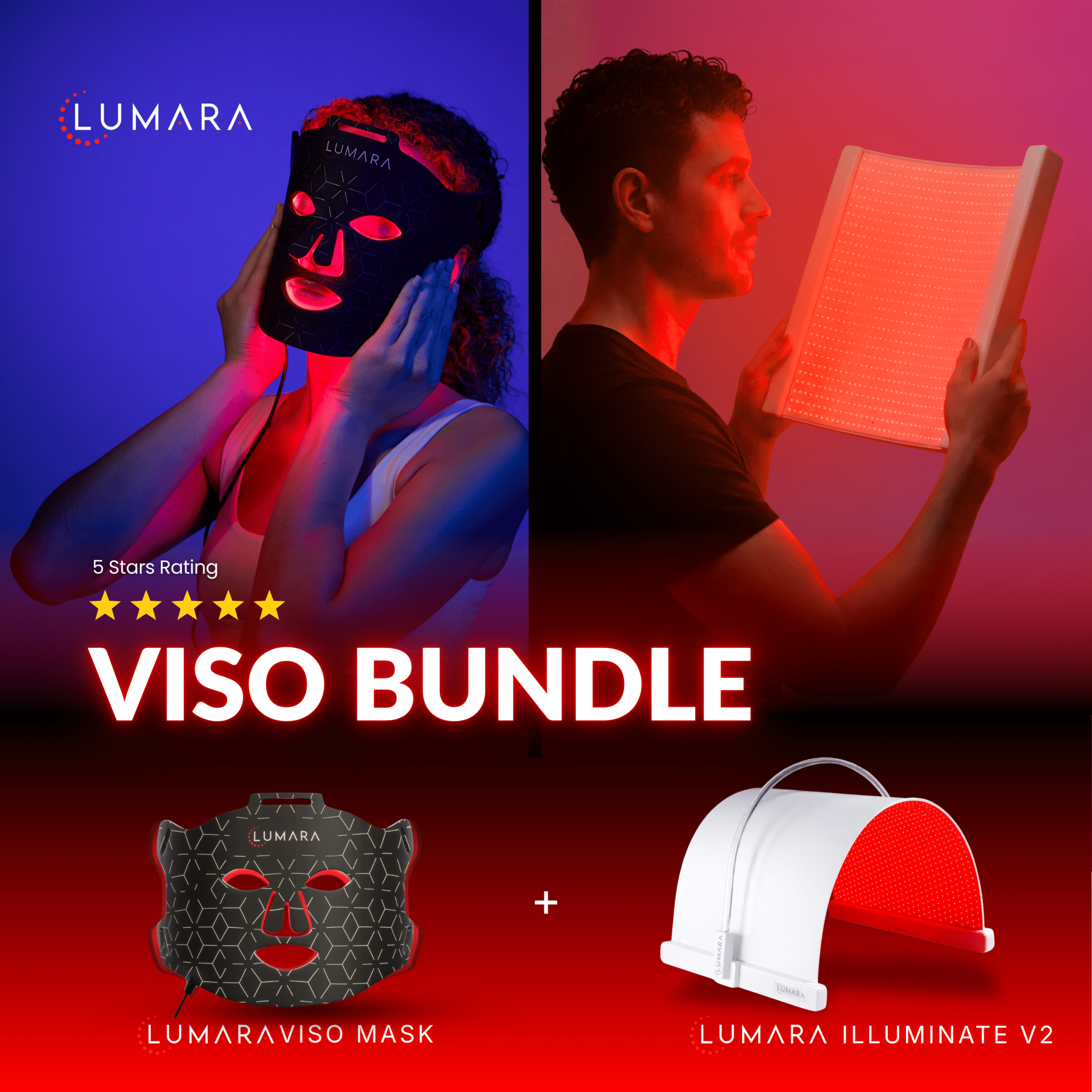 Lumara VISO - FDA Cleared Red Light Therapy Mask